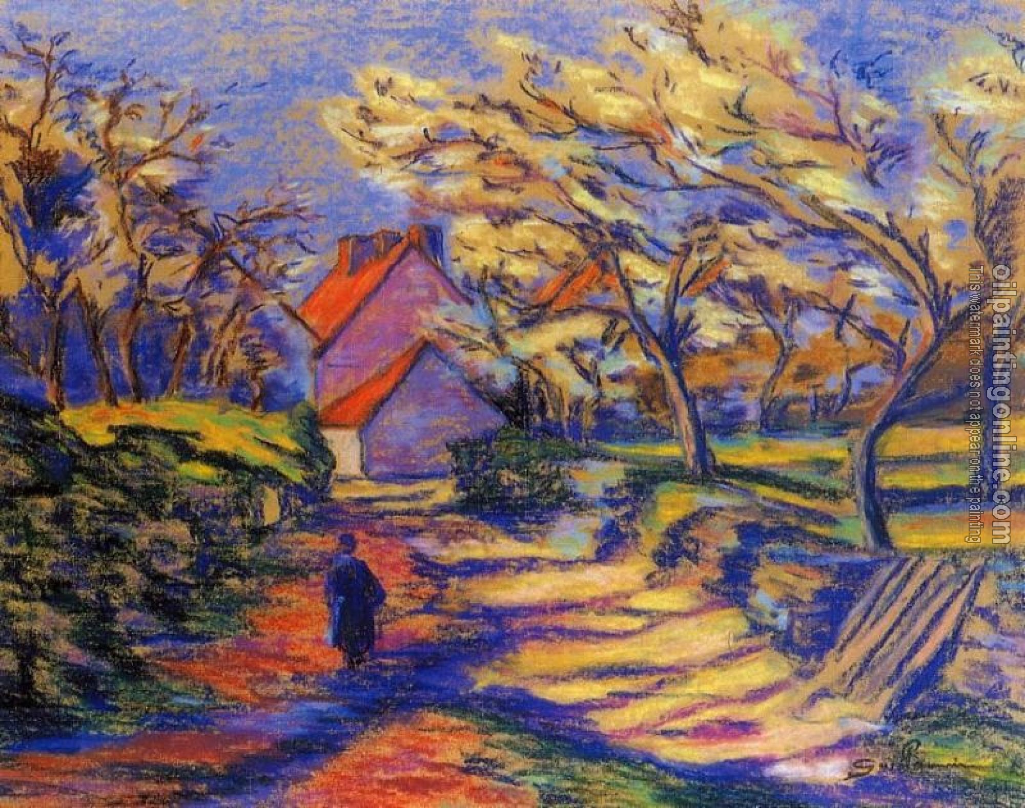 Guillaumin, Armand - Village Street